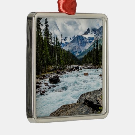 Bergen | Banff National Park Alberta, Canada Metalen Ornament (Rechts)