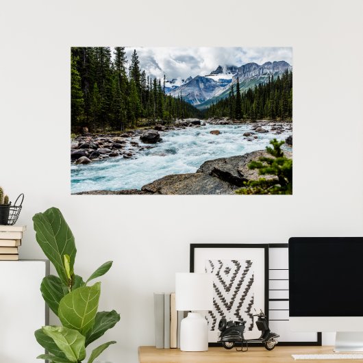 Bergen | Banff National Park Alberta, Canada Poster (Thuiskantoor)