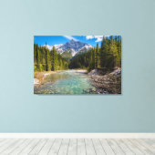Bergen | Banff National Park, Canadian Rockies Canvas Afdruk (Insitu (Houten vloer))