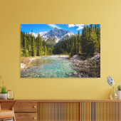 Bergen | Banff National Park, Canadian Rockies Canvas Afdruk (Insitu (Woonkamer))