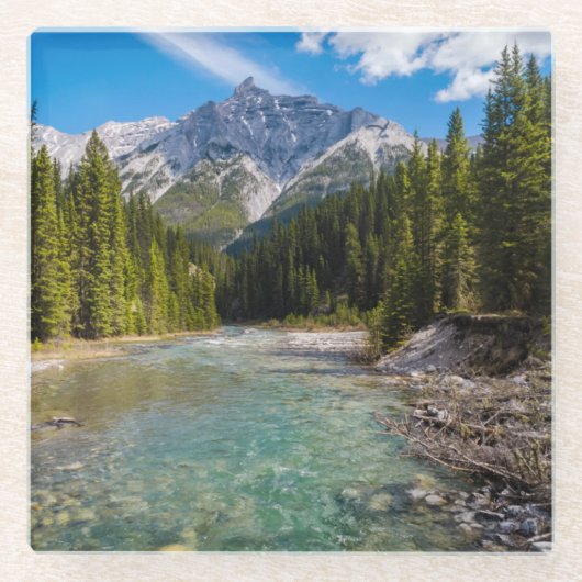 Bergen | Banff National Park, Canadian Rockies Glazen Onderzetter (Voorkant)