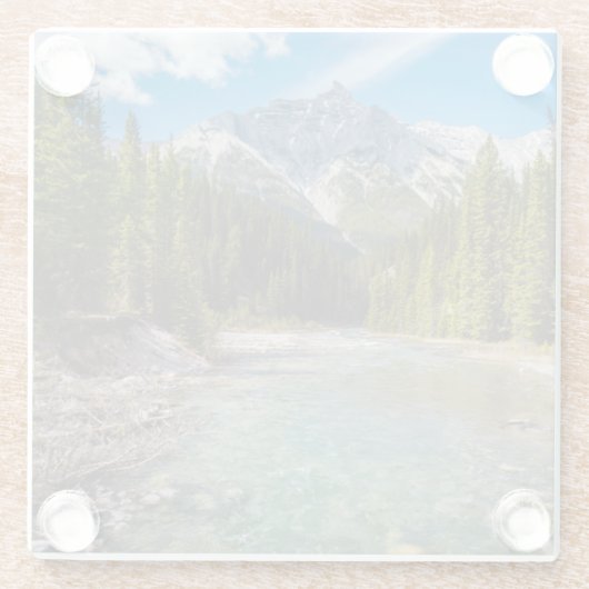 Bergen | Banff National Park, Canadian Rockies Glazen Onderzetter (Achterkant)