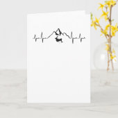 Bergen beklimmen hartslag kaart (Gele Bloem)