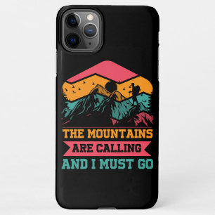 Bergen bellen en ik moet gaan, ik moet overlopen iPhone 11Pro max hoesje