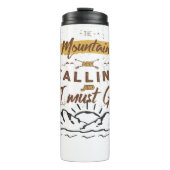 Bergen bellen en ik moet gaan thermosbeker (Voorkant)