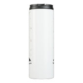 Bergen bellen en ik moet gaan thermosbeker (Achterkant)