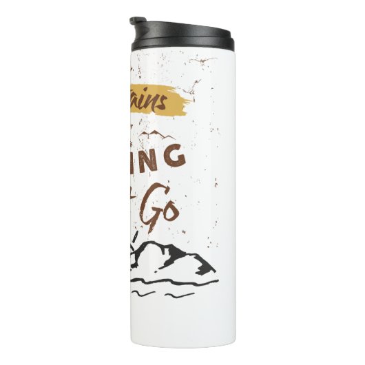 Bergen bellen en ik moet gaan thermosbeker (Geroteerd rechts)