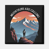 Bergen bellen magneet (Voorkant)