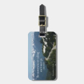 Bergen bellen (Olympic N.P.) Bagagelabel (Voorkant verticaal)