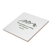 Bergen bellen/sneeuwpoppen tegeltje (Zijkant)