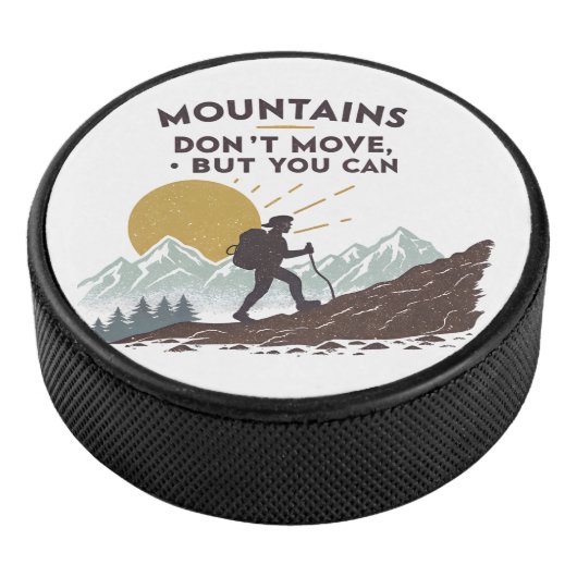 Bergen bewegen niet, maar dat kan wel hockey puck (3/4)