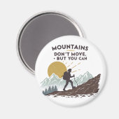 Bergen bewegen niet, maar dat kan wel magneet (Voorkant / Achterkant)