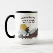 Bergen bewegen niet, maar dat kan wel mok (Links)