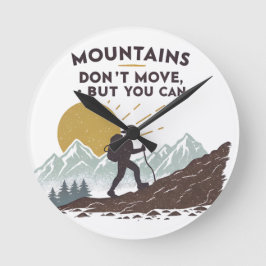 Bergen bewegen niet, maar dat kan wel ronde klok