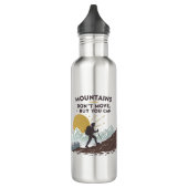 Bergen bewegen niet, maar dat kan wel waterfles (Links)