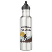 Bergen bewegen niet, maar dat kan wel waterfles (Rechts)