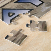 Bergen, bezoek Noorwegen Puzzle Legpuzzel (Zijkant)