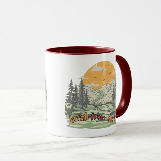 Bergen BFTG Coffee Mok (Voorkant rechts)