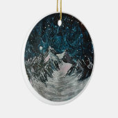 Bergen bij nacht ornament (Rechts)