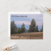 Bergen Bijbel Verse Sympathikaart Kaart (Voorkant / Achterkant in situ)