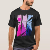 Bergen Bisexual Subtle Bi Pride T-shirt (Voorkant)