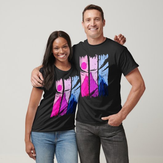 Bergen Bisexual Subtle Bi Pride T-shirt (Unisex)
