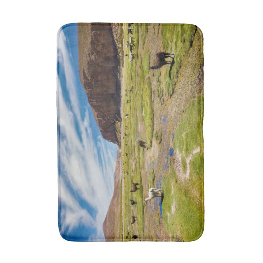 Bergen | Boliviaanse Andes Badmat (Voorkant Verticaal)