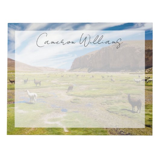 Bergen | Boliviaanse Andes Notitieblok (Voorkant)