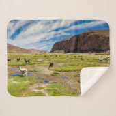 Bergen | Boliviaanse Andes Sherpa Deken (Voorkant (horizontaal))