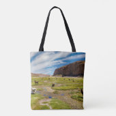 Bergen | Boliviaanse Andes Tote Bag (Achterkant)