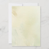 Bergen Bos Mist Avond Landschap Doop Kaart (Achterkant)