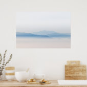 Bergen boven wolken poster (Keuken)