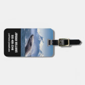 Bergen | Breach Whale Glacier Bay, Alaska Bagagelabel (Voorkant horizontaal)