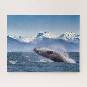 Bergen   Breach Whale Glacier Bay, Alaska Legpuzzel