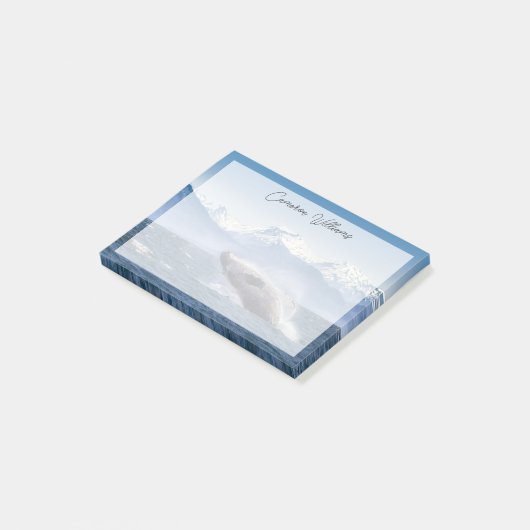 Bergen | Breach Whale Glacier Bay, Alaska Post-it® Notes (Schuin)