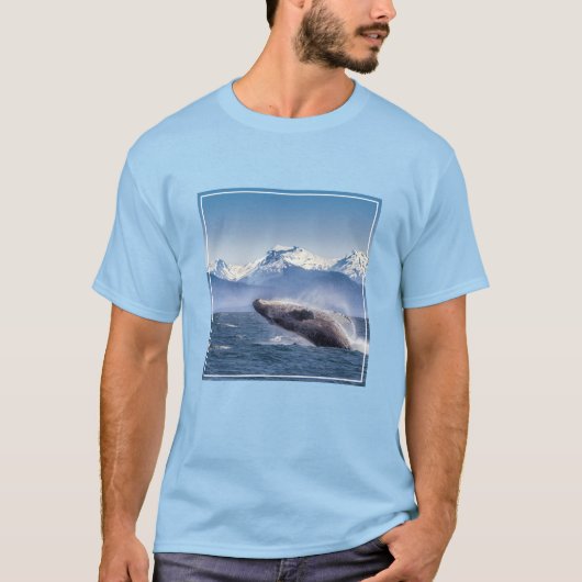 Bergen | Breach Whale Glacier Bay, Alaska T-shirt (Voorkant)