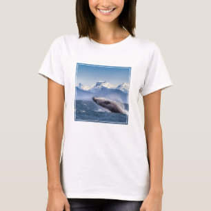 Bergen Breach Whale Glacier Bay, Alaska T-shirt