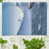 Bergen | Breach Whale Glacier Bay, Alaska Theedoek (Gevouwen)