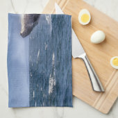 Bergen | Breach Whale Glacier Bay, Alaska Theedoek (Quarter Fold)