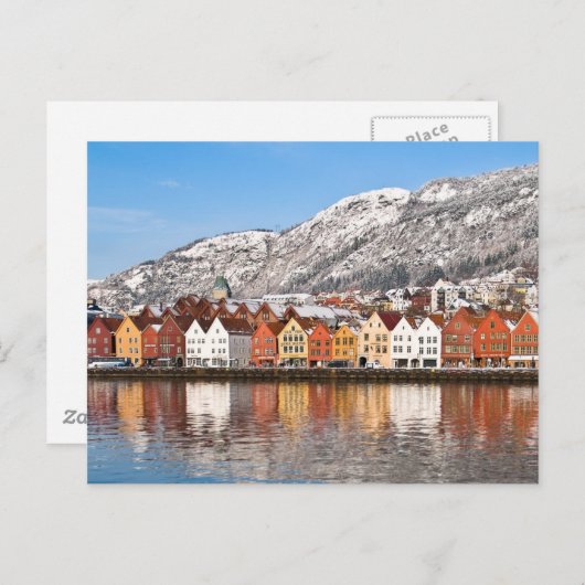 Bergen Briefkaart (Voorkant / Achterkant)