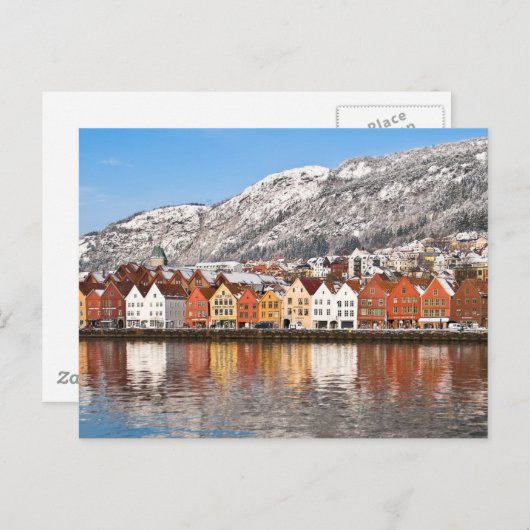 Bergen Briefkaart (Voorkant / Achterkant)