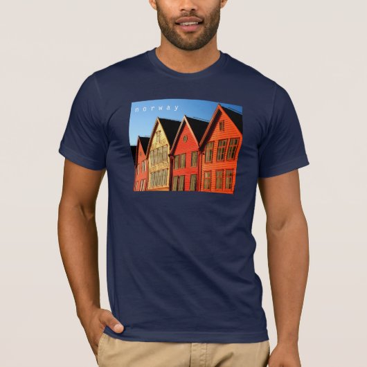 Bergen Bryggen T-shirt (Voorkant)