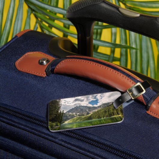 Bergen | Cabinet Mountains, Montana Bagagelabel (Voorkant Insitu 3)