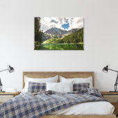 Bergen | Cabinet Mountains, Montana Canvas Afdruk (Insitu (Slaapkamer))