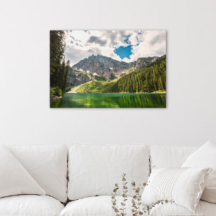 Bergen Cabinet Mountains, Montana Canvas Afdruk