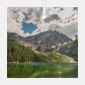 Bergen | Cabinet Mountains, Montana Glas Ornament (Achterkant)