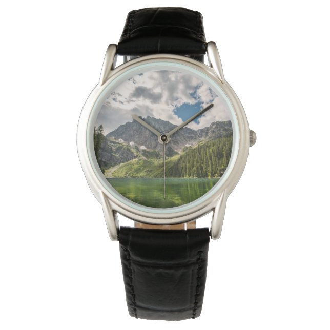 Bergen | Cabinet Mountains, Montana Horloge (Voorkant)