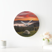 Bergen | Camping Foggy Sunrise Grote Klok (Huis)