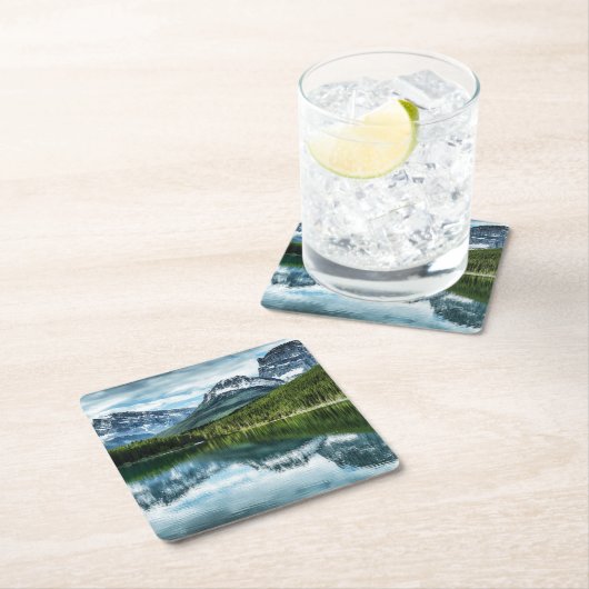 Bergen | Canadees Rockies, Alberta Canada Kartonnen Onderzetters (Insitu)