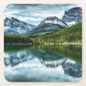 Bergen | Canadees Rockies, Alberta Canada Kartonnen Onderzetters (Voorkant)